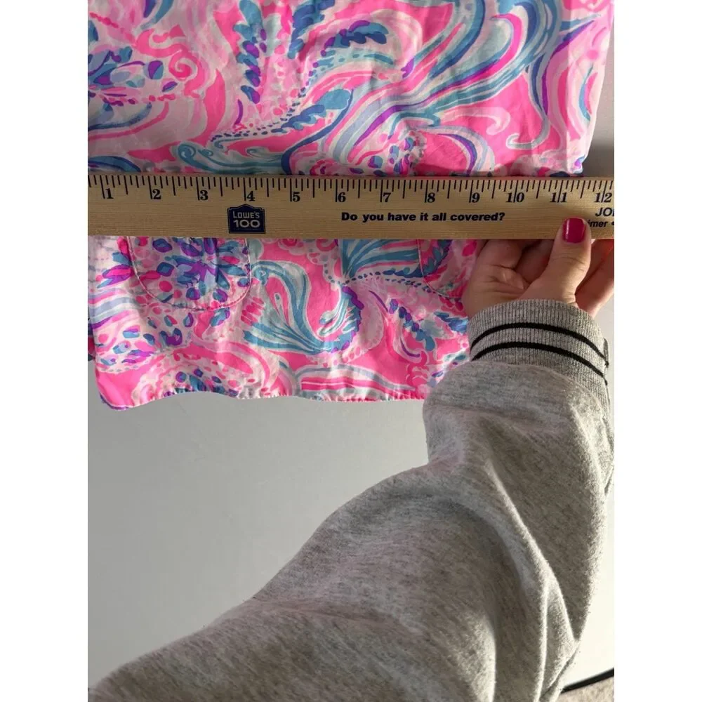 Lilly Pulitzer Baby Girls 18-24M Pink Tropical Tunic Top Monogrammed